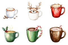 Christmas Hot Cocoa & Coffee Mugs Wrap Bundle - CraftNest - Digital Crafting and Art