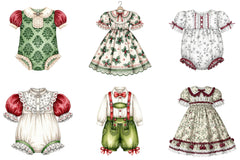Christmas Baby Clothes Clipart Bundle - CraftNest - Digital Crafting and Art
