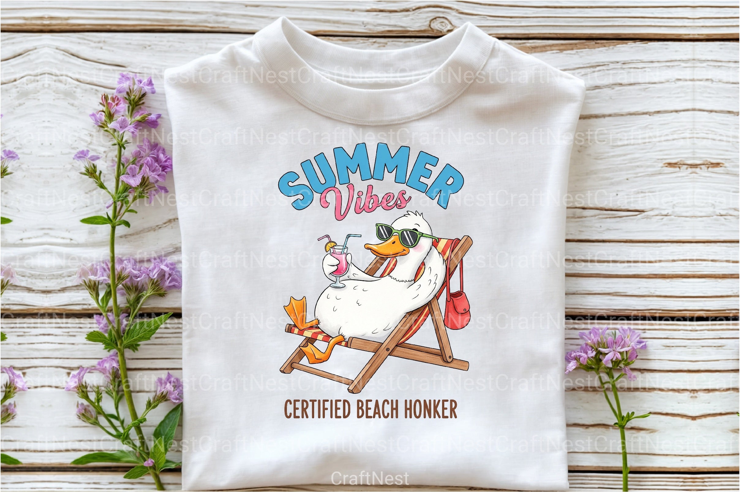 Summer Goose Clipart Bundle 3 - CraftNest - Digital Crafting and Art