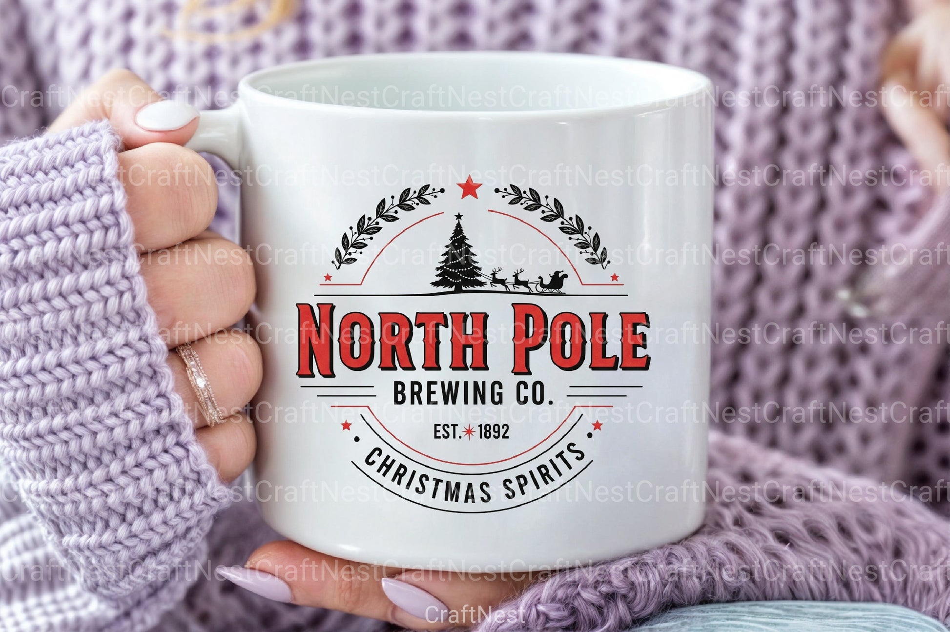 North Pole Brew Co. Design Clipart Bundle - CraftNest - Digital Crafting and Art