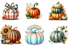 Pumpkin Halloween Clipart Bundle - CraftNest - Digital Crafting and Art