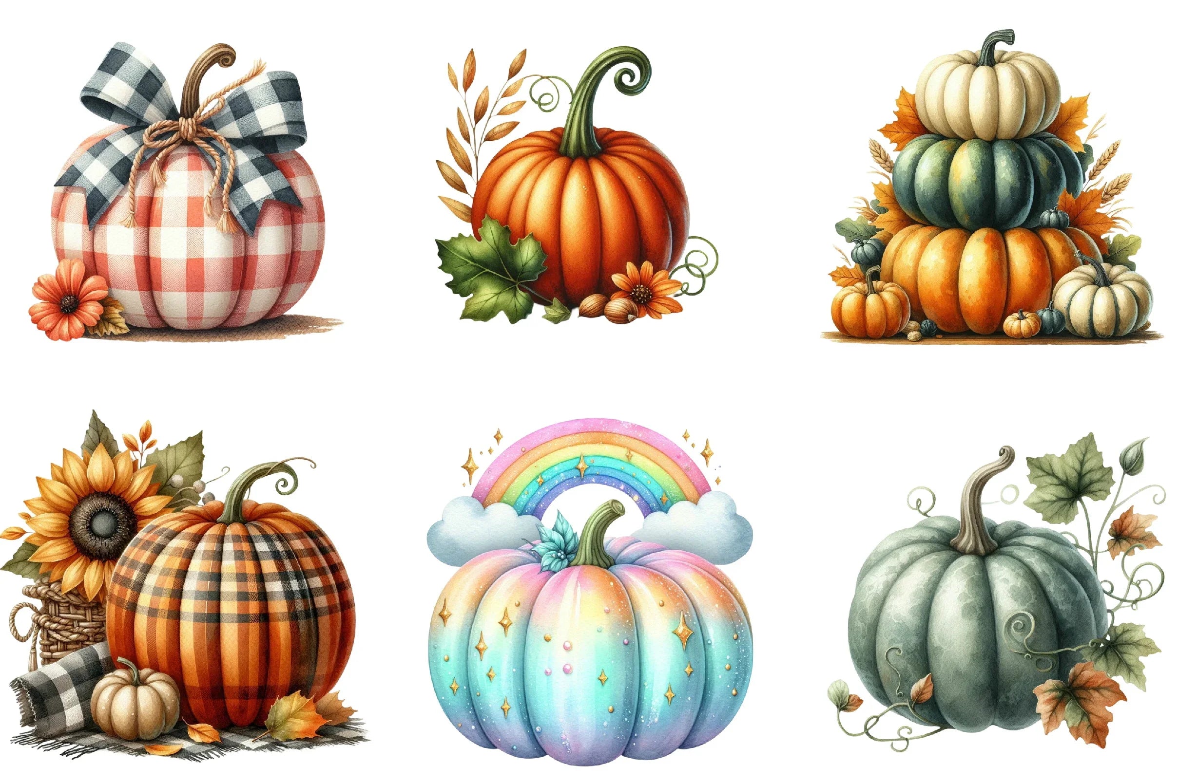 Pumpkin Halloween Clipart Bundle - CraftNest - Digital Crafting and Art