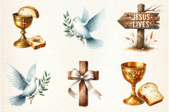 Christian Easter Clipart Bundle - CraftNest - Digital Crafting and Art
