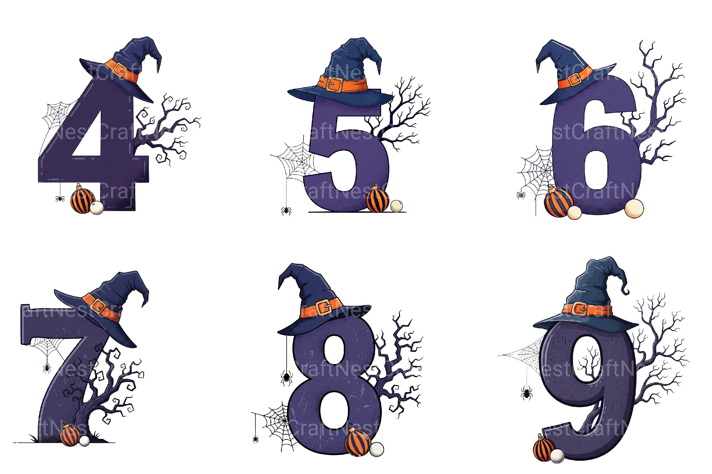 Halloween Alphabet Clipart Bundle 18 - CraftNest - Digital Crafting and Art