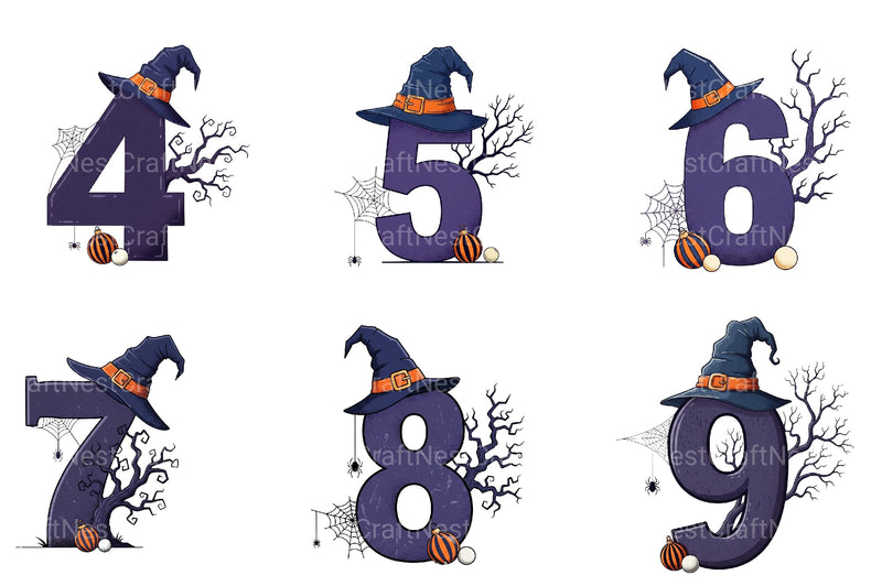 Halloween Alphabet Clipart Bundle 18 - CraftNest - Digital Crafting and Art