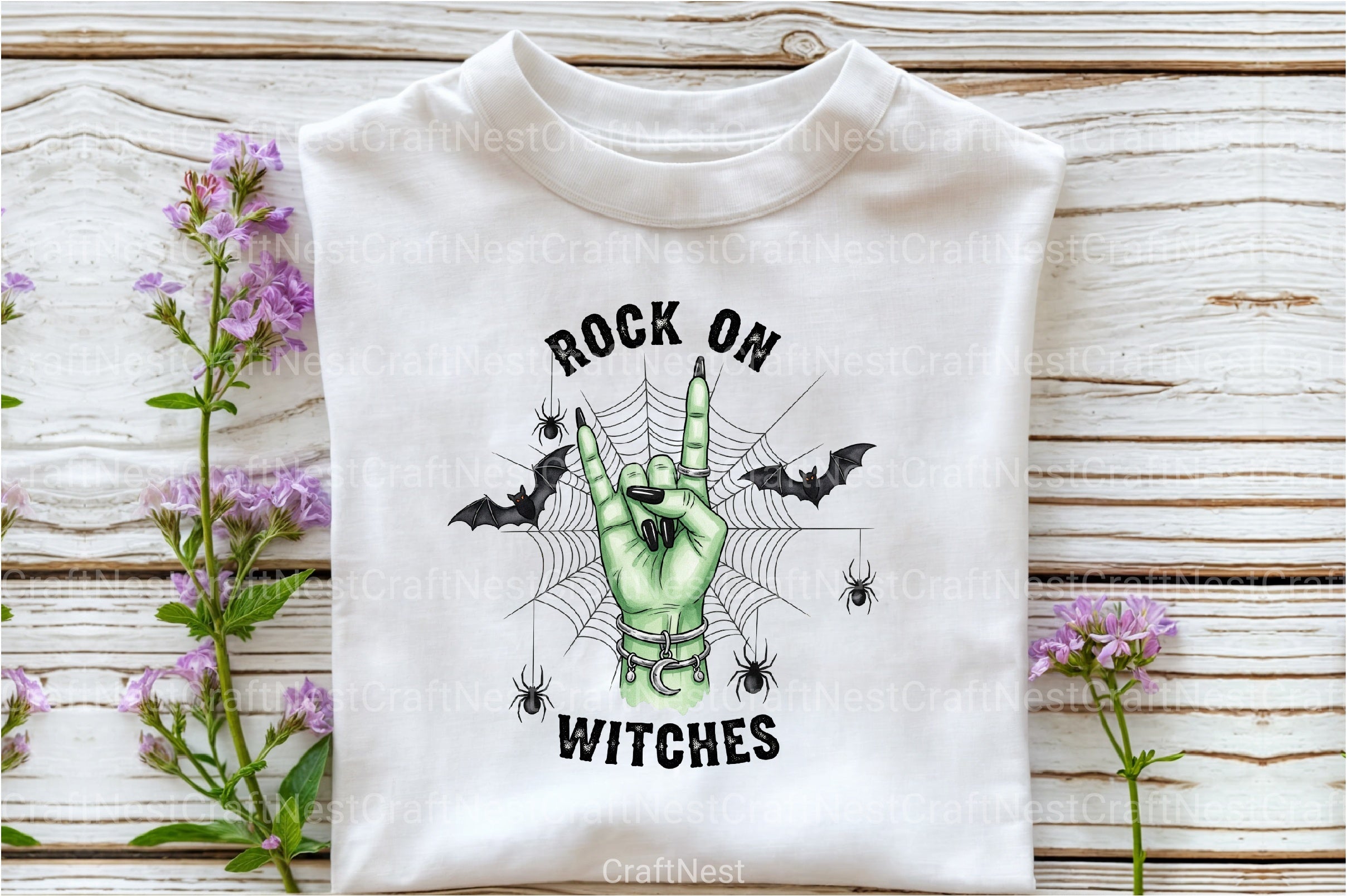 Rock On Witches Clipart Bundle - CraftNest - Digital Crafting and Art