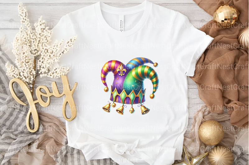 Mardi Gras Jester Hat Clipart Bundle - CraftNest - Digital Crafting and Art