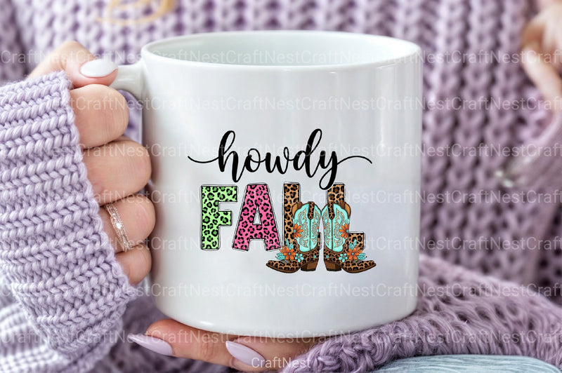Howdy Fall Boot Art Clipart Bundle - CraftNest - Digital Crafting and Art