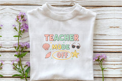 Teacher Summer Mode Off Clipart Bundle - CraftNest - Digital Crafting and Art