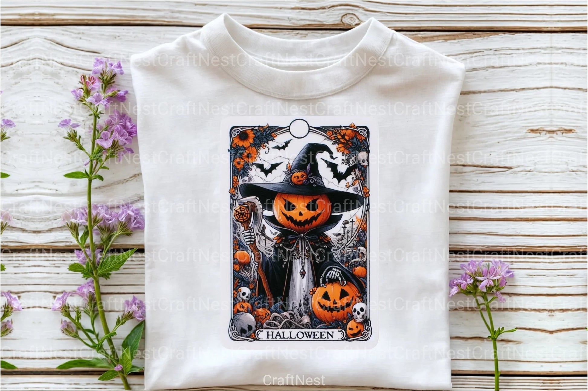 Halloween Tarot Card Clipart Bundle 28 - CraftNest - Digital Crafting and Art