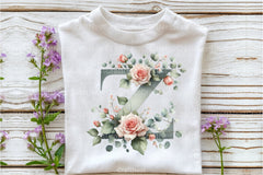 Floral Alphabet Clipart Bundle 17 - CraftNest - Digital Crafting and Art