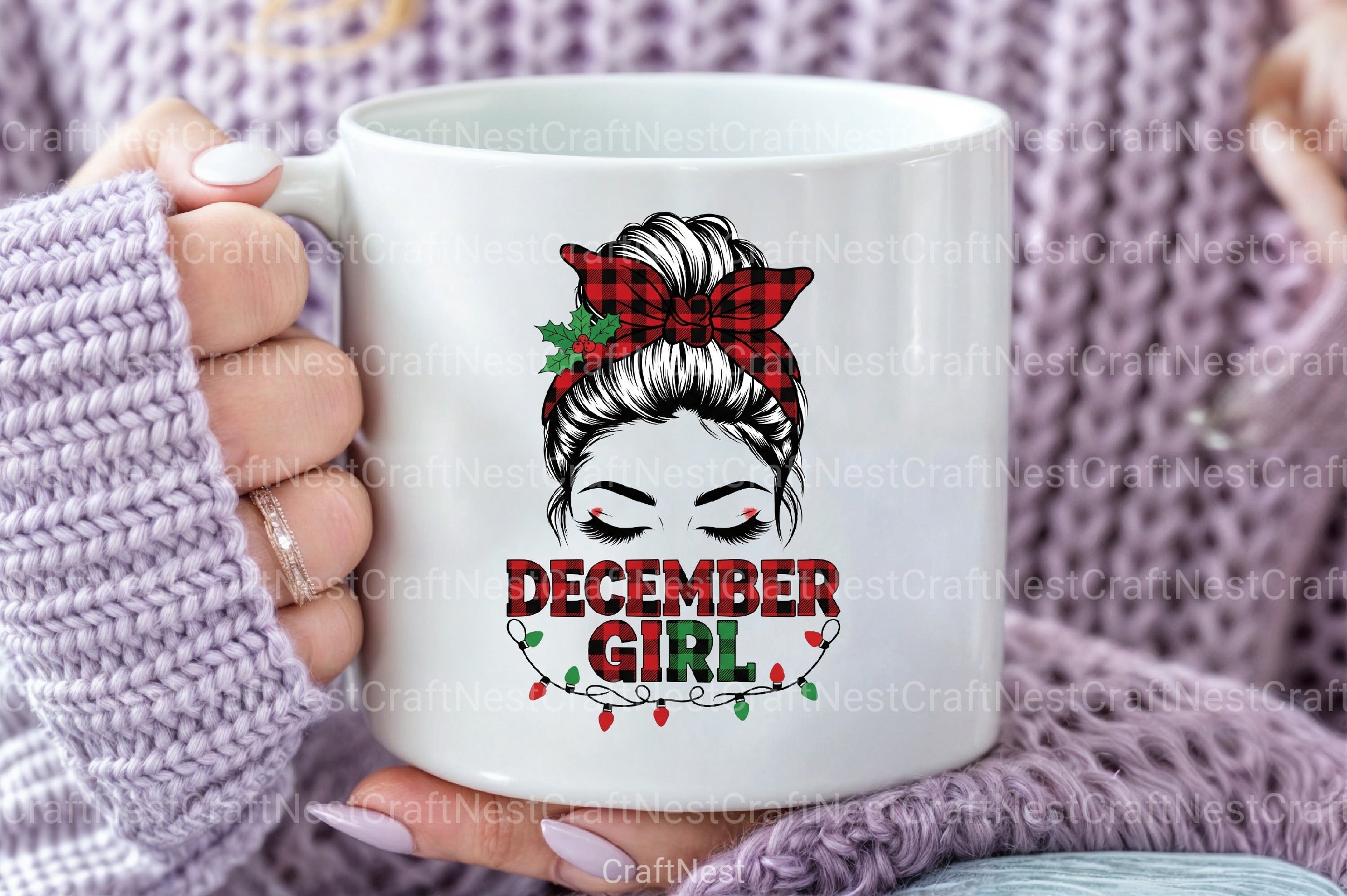 December Girl Holiday Clipart Bundle - CraftNest - Digital Crafting and Art