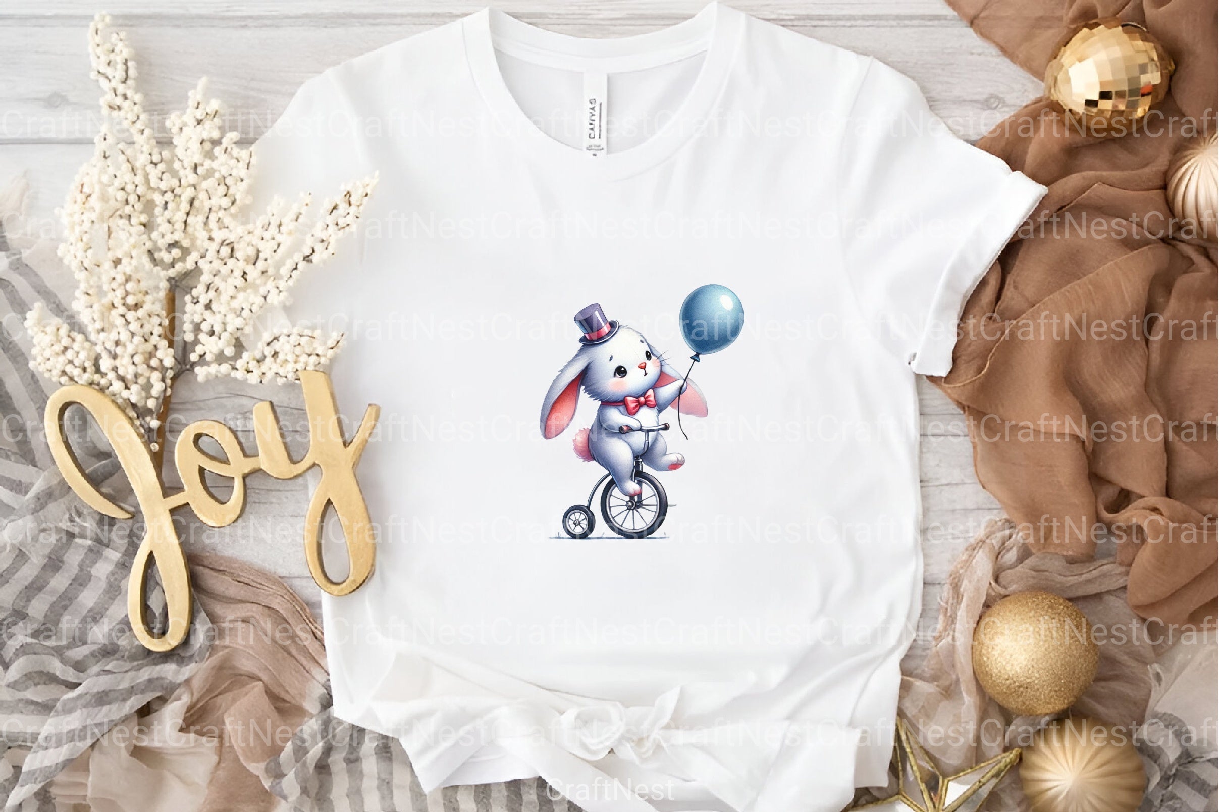 Funny Bunny Clipart Bundle 1 - CraftNest - Digital Crafting and Art