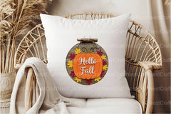 Hello Fall Door Hanger Clipart Bundle - CraftNest - Digital Crafting and Art