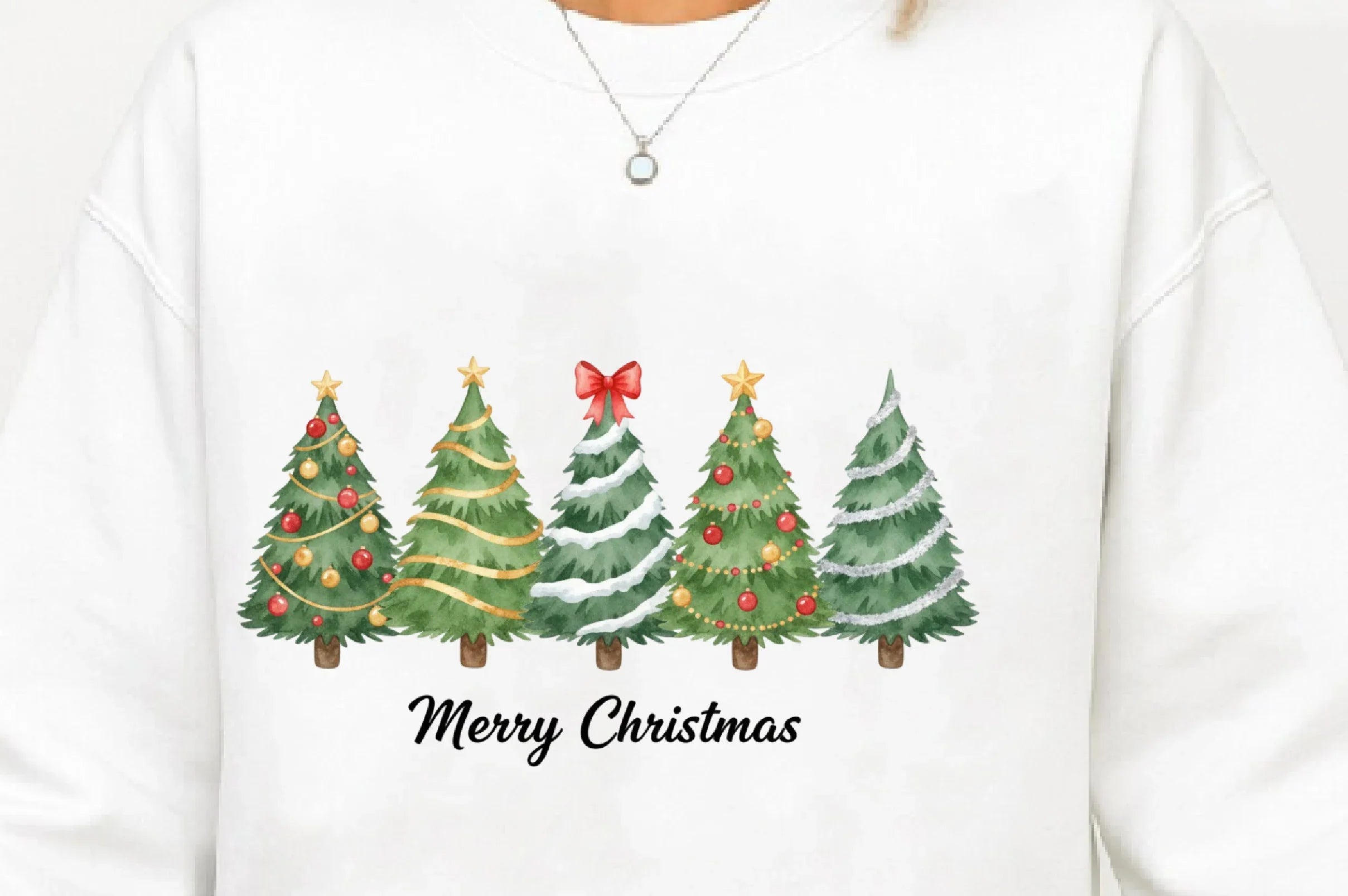 Merry Christmas Tree Clipart Bundle - CraftNest - Digital Crafting and Art