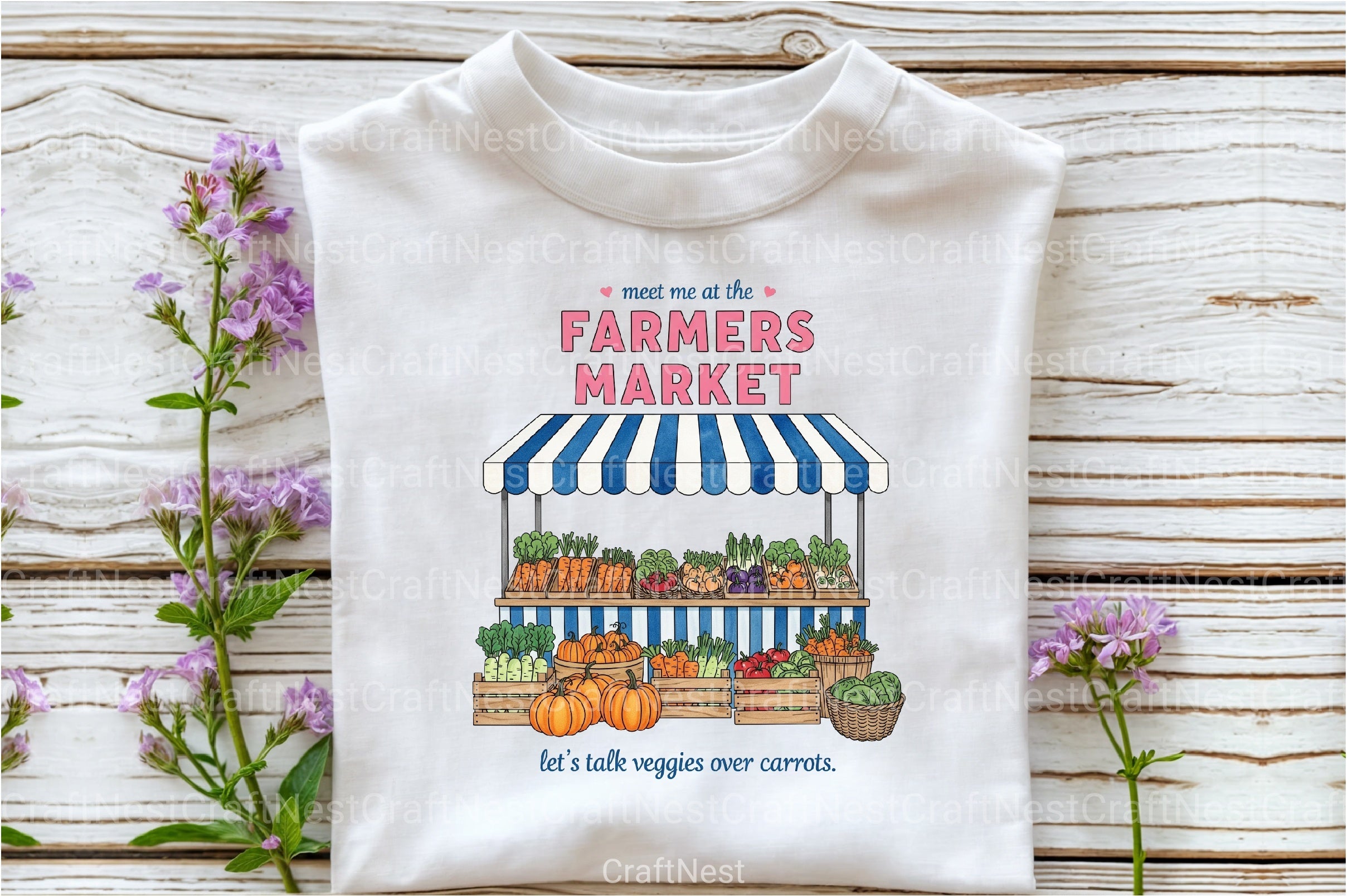 Farmers Market Stall Hand Drawn Clipart Bundle - CraftNest - Digital Crafting and Art