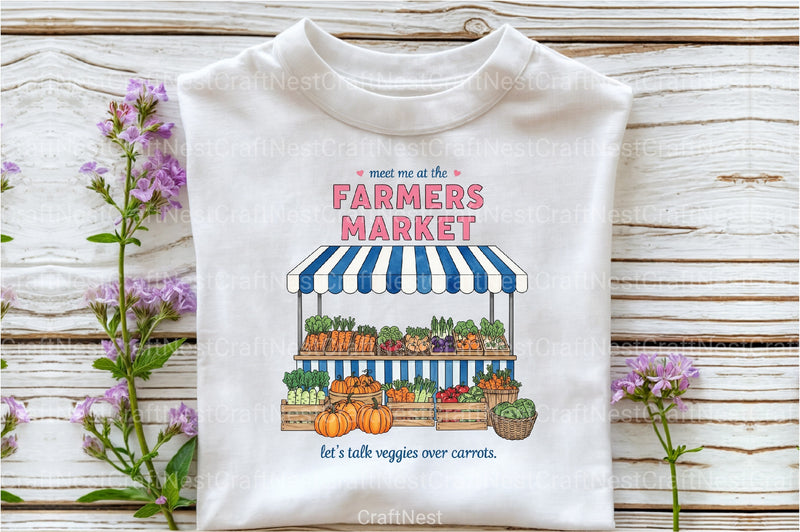 Farmers Market Stall Hand Drawn Clipart Bundle - CraftNest - Digital Crafting and Art