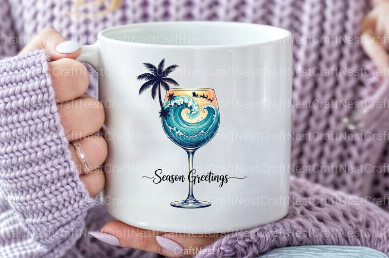 Christmas in July Funny Clipart Bundle 13 - CraftNest - Digital Crafting and Art