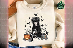Whimsical Halloween Girl Clipart Bundle - CraftNest - Digital Crafting and Art