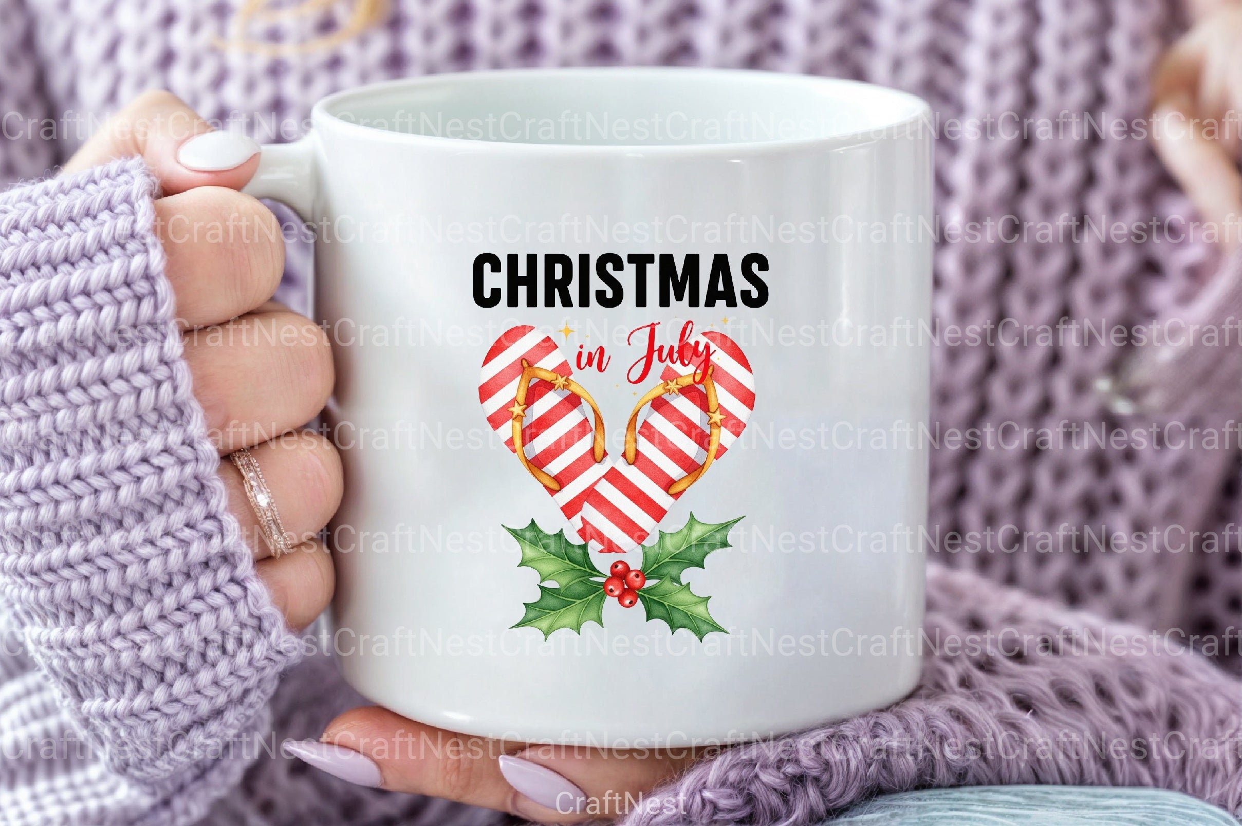 Christmas in July Funny Clipart Bundle 6 - CraftNest - Digital Crafting and Art