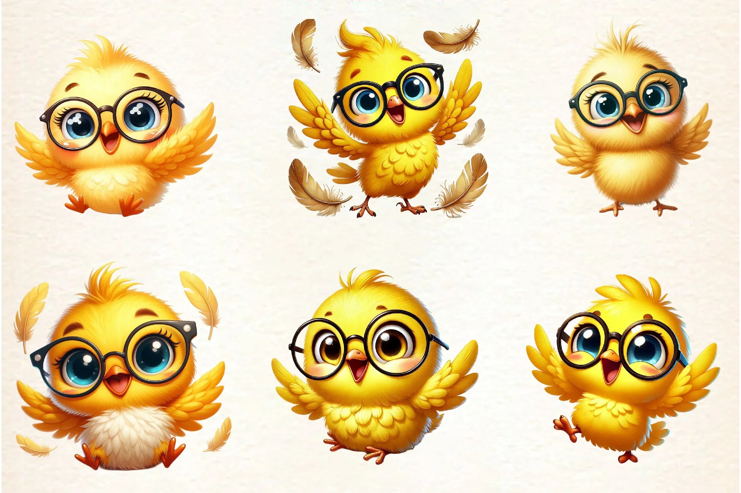 Funny Birds Clipart Bundle - CraftNest - Digital Crafting and Art