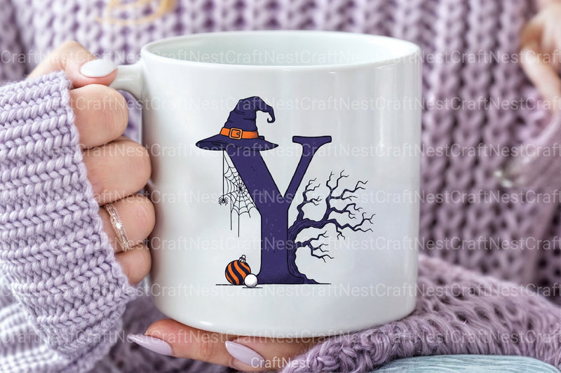 Halloween Alphabet Clipart Bundle 1 - CraftNest - Digital Crafting and Art