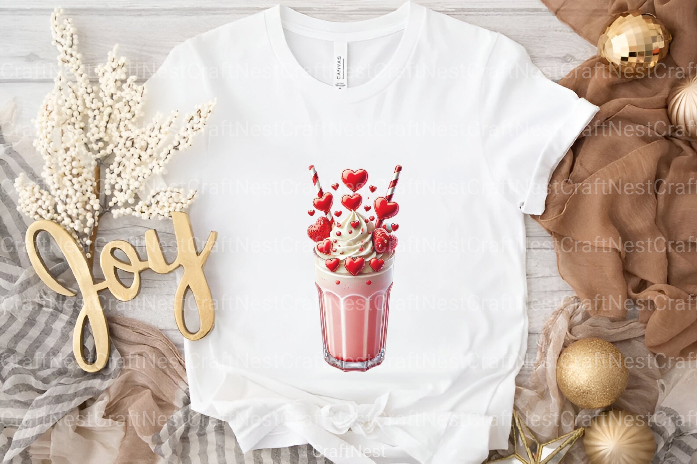 Valentine Coffee Cup Clipart Bundle 88 - CraftNest - Digital Crafting and Art