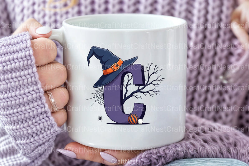 Halloween Alphabet Clipart Bundle 8 - CraftNest - Digital Crafting and Art