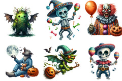 Halloween Monsters Clipart Bundle - CraftNest - Digital Crafting and Art