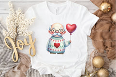 Funny Valentine's Grandpa Clipart Bundle 1 - CraftNest - Digital Crafting and Art