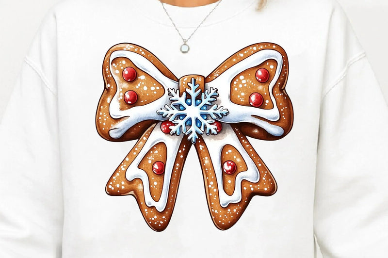 Gingerbread Bow Clipart Bundle - CraftNest - Digital Crafting and Art