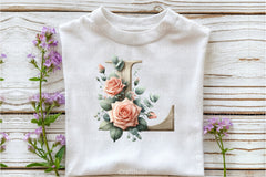 Floral Alphabet Clipart Bundle 122 - CraftNest - Digital Crafting and Art