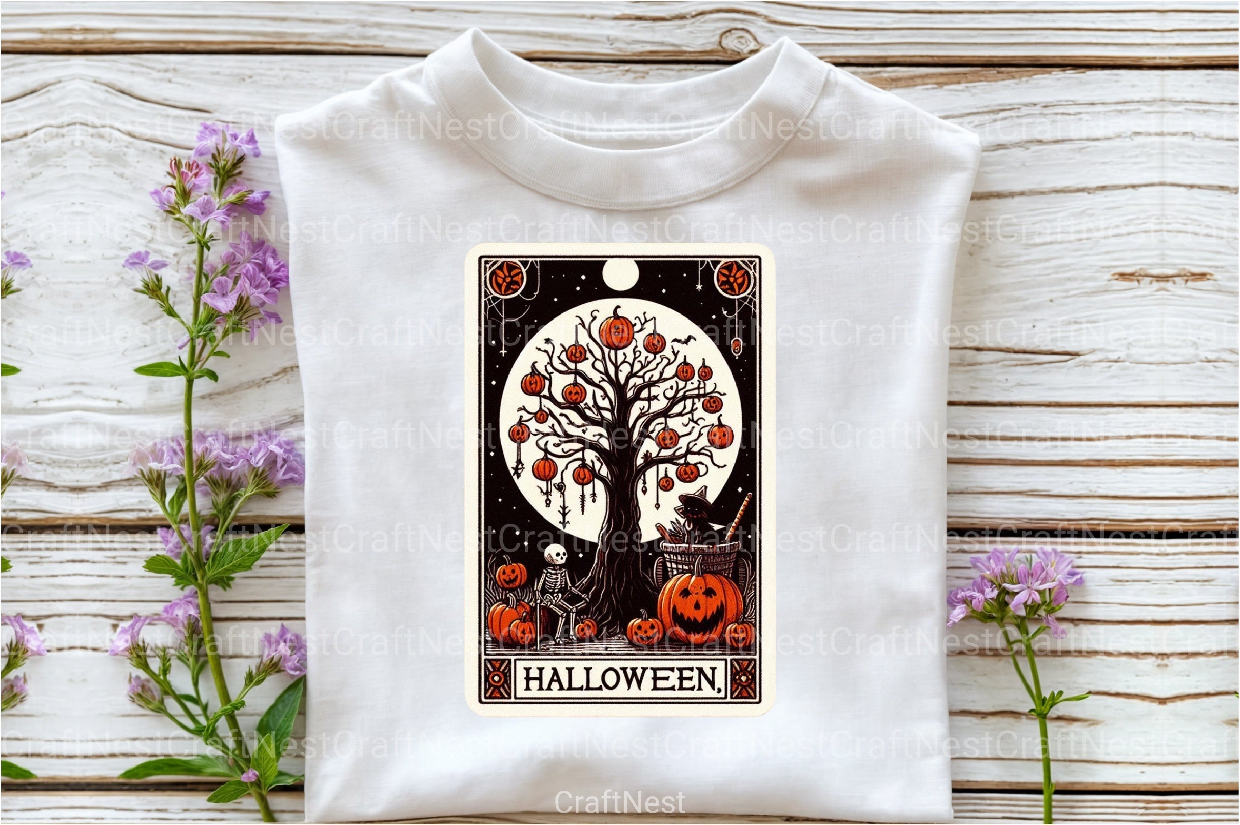 Halloween Tarot Card Clipart Bundle 16 - CraftNest - Digital Crafting and Art