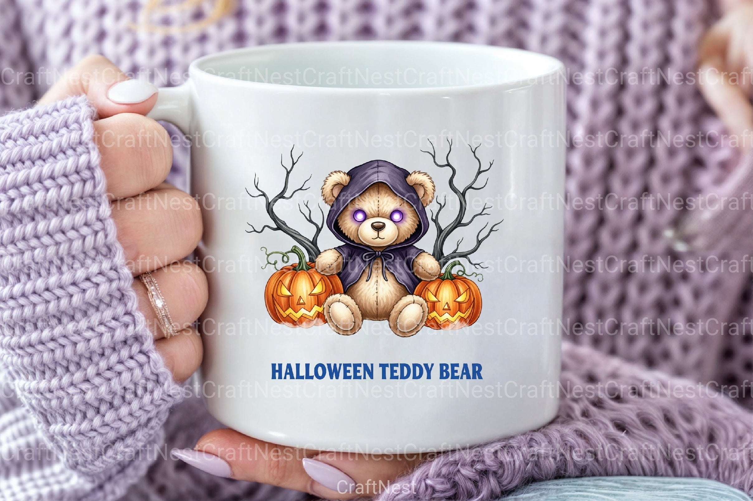Halloween Teddy Bear Clipart Bundle 4 - CraftNest - Digital Crafting and Art