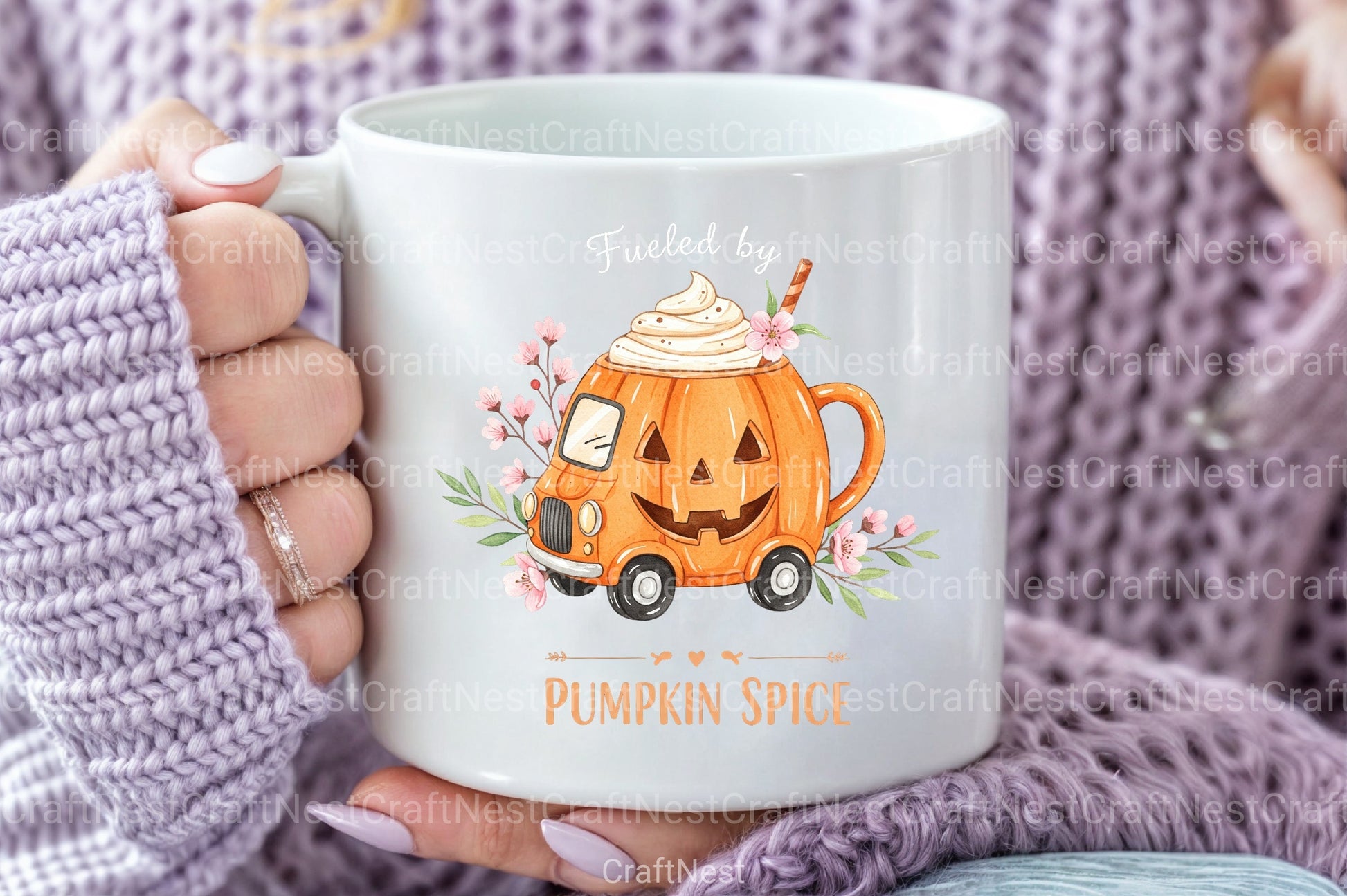 Fueled by Pumpkin Spice Clipart Bundle 4 - CraftNest - Digital Crafting and Art