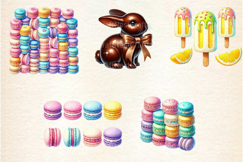 Easter Sweets Clipart Bundle 8 - CraftNest - Digital Crafting and Art