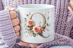 Floral Alphabet Clipart Bundle 88 - CraftNest - Digital Crafting and Art