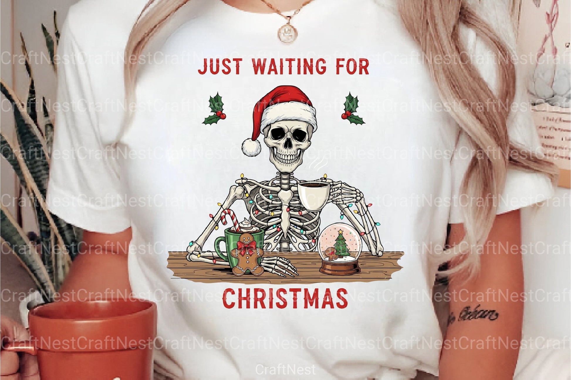 Funny Skeleton Christmas Clipart Bundle 2 - CraftNest - Digital Crafting and Art