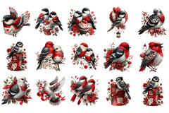 Valentine Birds Clipart Bundle - CraftNest - Digital Crafting and Art