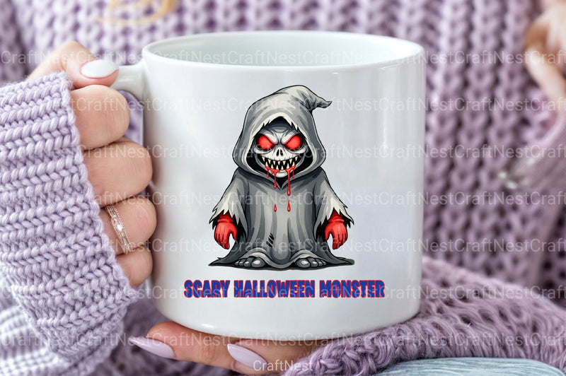 Scary Halloween Monster Clipart Bundle - CraftNest - Digital Crafting and Art