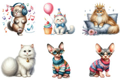 Cat Animal Pet Clipart Bundle - CraftNest - Digital Crafting and Art