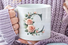 Floral Alphabet Clipart Bundle 12 - CraftNest - Digital Crafting and Art