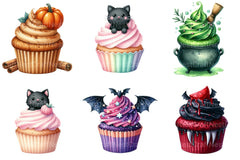 Halloween Cupcakes Clipart Bundle - CraftNest - Digital Crafting and Art