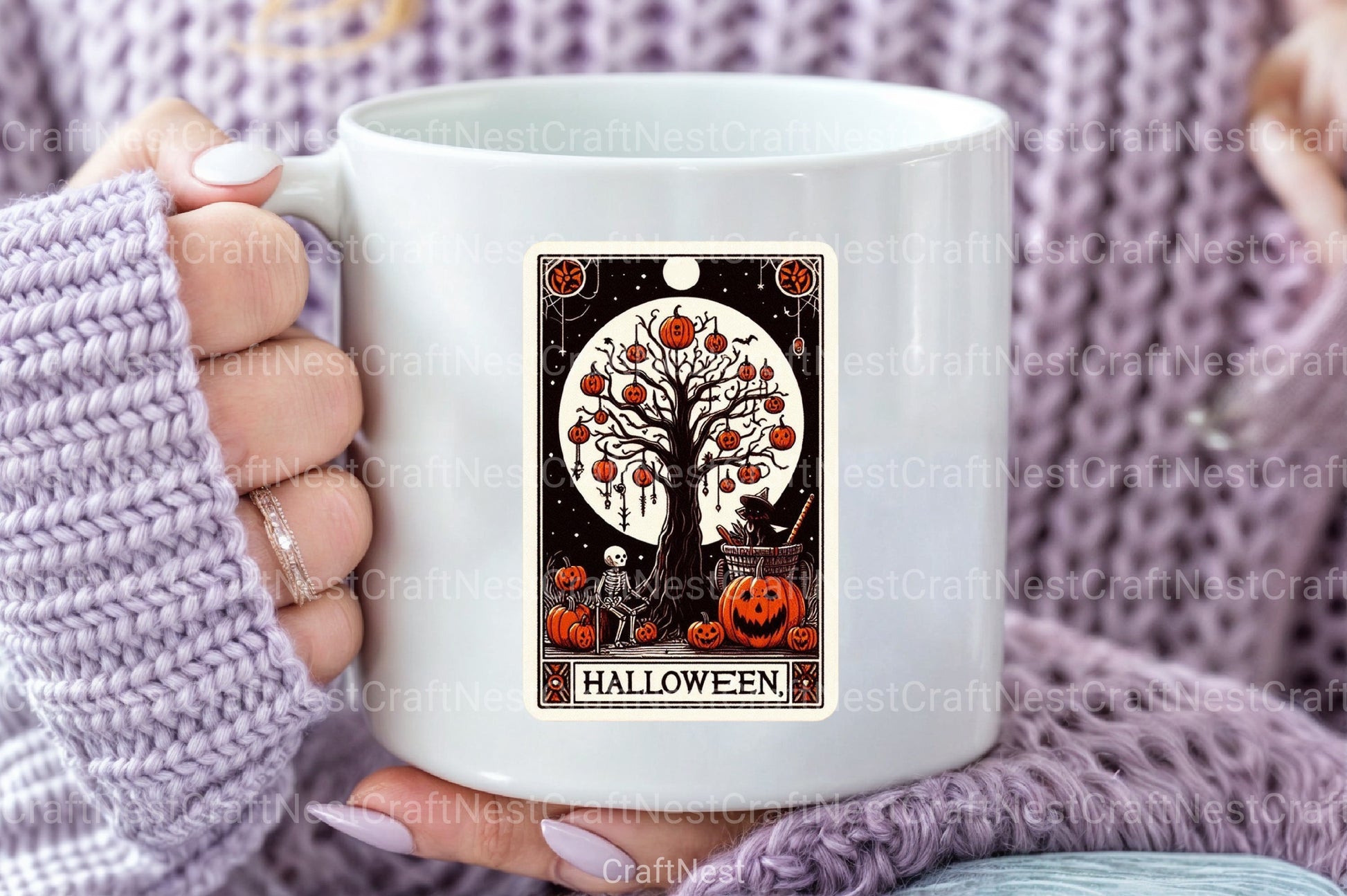 Halloween Tarot Card Clipart Bundle 16 - CraftNest - Digital Crafting and Art