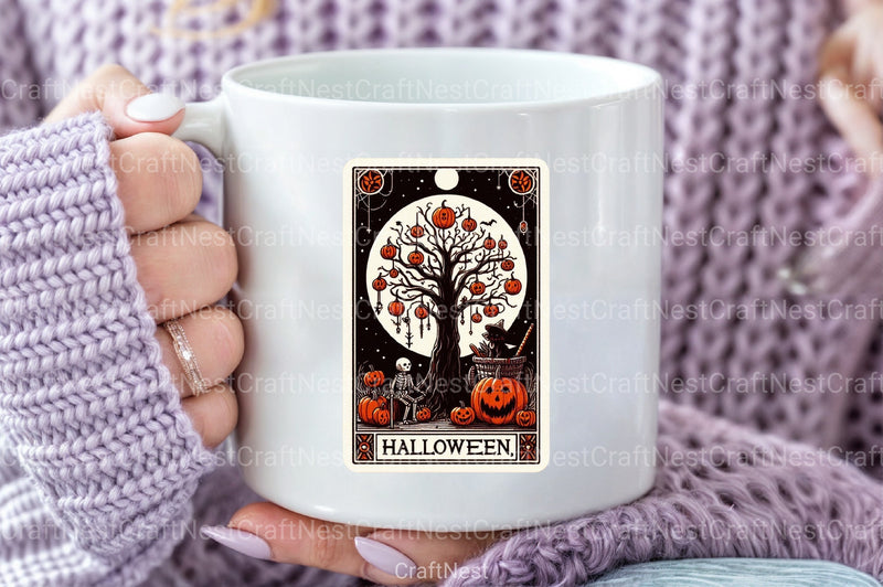 Halloween Tarot Card Clipart Bundle 16 - CraftNest - Digital Crafting and Art