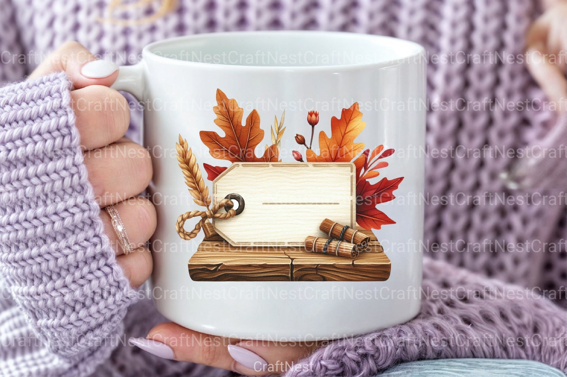 Vintage Wooden Autumn Tags Clipart Bundle 777 - CraftNest - Digital Crafting and Art