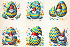 Easter Egg Gnome Clipart Bundle Collection - CraftNest - Digital Crafting and Art