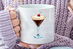 Espresso Martini Retro Design Clipart Bundle - CraftNest - Digital Crafting and Art