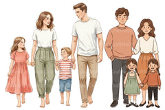Family Clipart Bundle - CraftNest - Digital Crafting and Art
