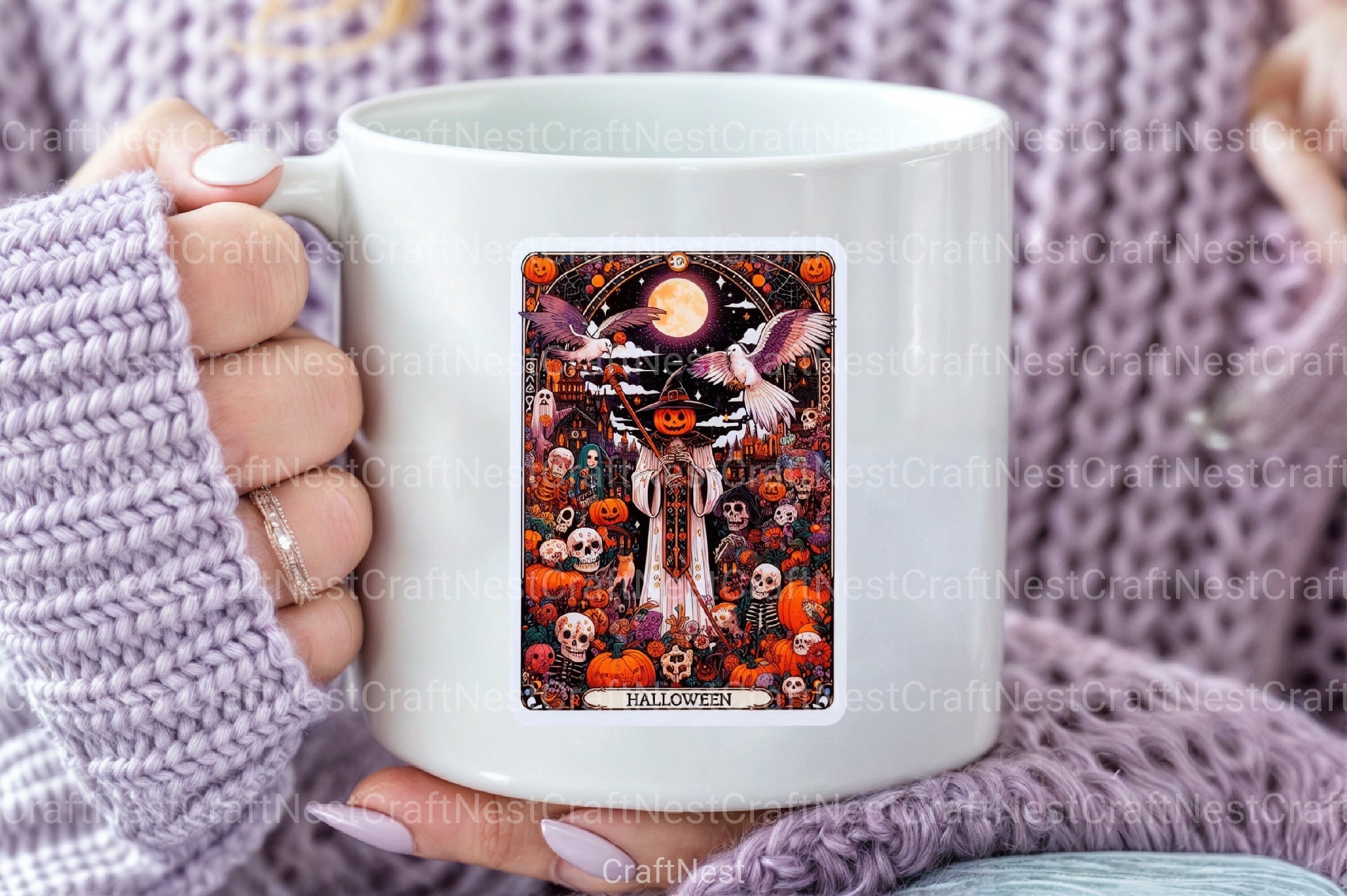 Halloween Tarot Card Clipart Bundle 14 - CraftNest - Digital Crafting and Art